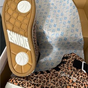 Ewing Kids Leopard Print Sneakers
